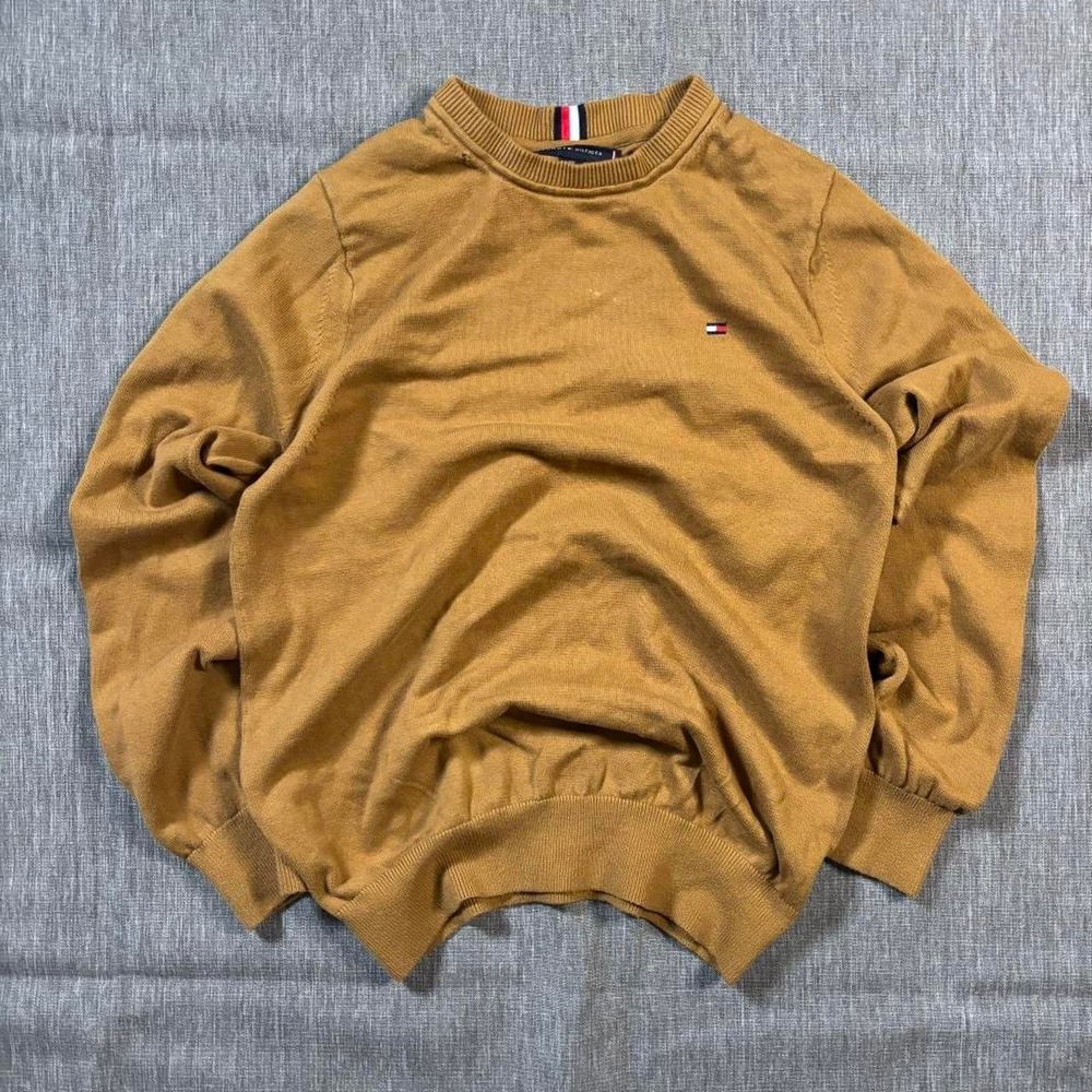 Brown Tommy Hilfiger crewneck sweater - XS